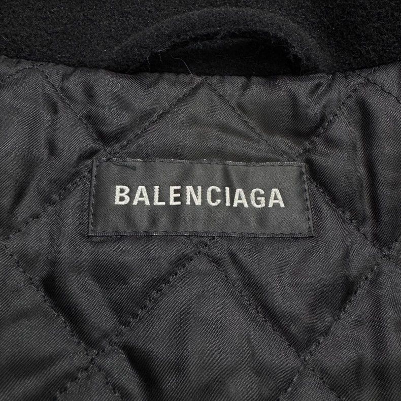 Balenciaga Balenciaga Wool Jacket with Logo-yf Size US L / EU 52-54 / 3 - 3 Thumbnail