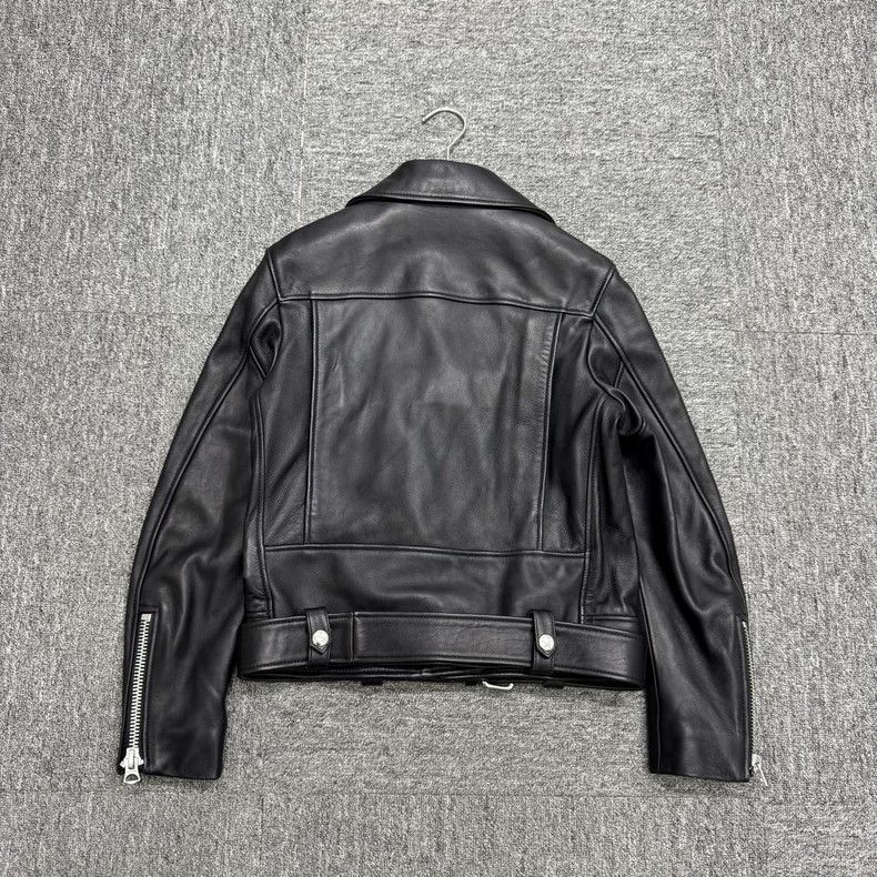 Acne Studios Acne Studios Black Leather Biker Jacket-yf Size US S / EU 44-46 / 1 - 2 Thumbnail