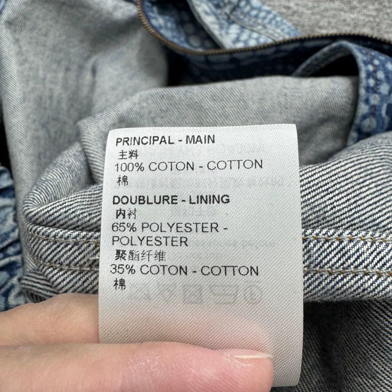 Louis Vuitton Louis Vuitton Polka Dot Denim Jacket-yf Size US L / EU 52-54 / 3 - 4 Thumbnail
