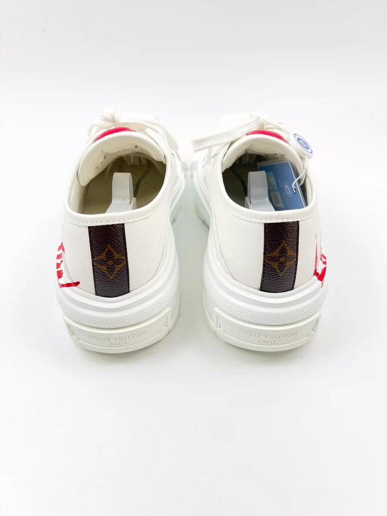 Louis Vuitton Louis Vuitton Squad Sneakers Size 37.5-yf Size US 6.5 / EU 39-40 - 4 Thumbnail