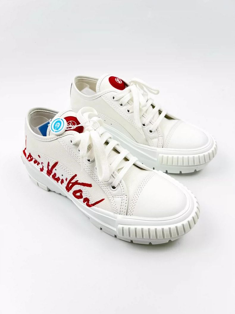 Louis Vuitton Louis Vuitton Squad Sneakers Size 37.5-yf Size US 6.5 / EU 39-40 - 2 Thumbnail