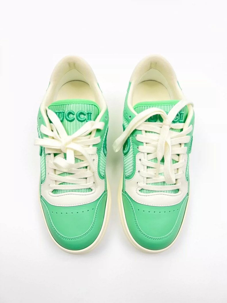 Gucci Gucci Mint Green MAC80 Sneakers Size 35.5-yf Size US 5.5 / EU 38 - 3 Thumbnail