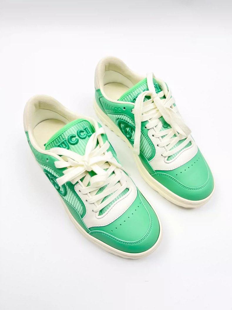 Gucci Gucci Mint Green MAC80 Sneakers Size 35.5-yf Size US 5.5 / EU 38 - 2 Thumbnail