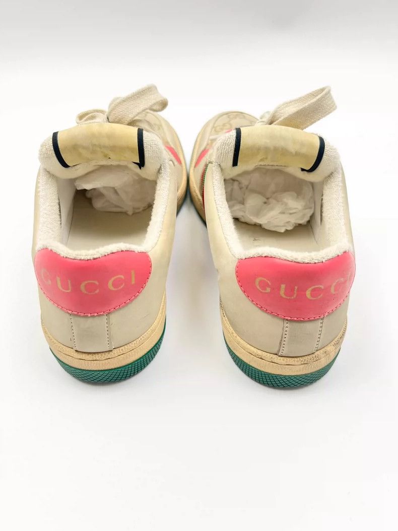 Gucci Gucci Pink Distressed Sneakers Size 36.5-yf Size US 6.5 / EU 39-40 - 4 Thumbnail
