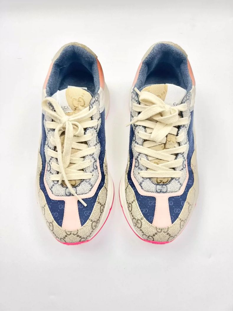 Gucci Gucci Mixed Material Dad Sneakers Size 38-yf Size US 6 / EU 39 - 3 Thumbnail