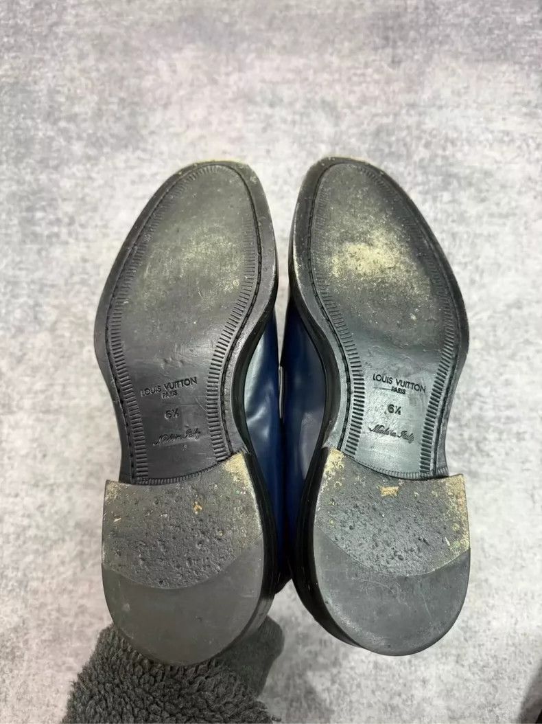 Louis Vuitton Blue Leather Shoes with Tassels-yf Size US 6.5 / EU 39-40 - 5 Thumbnail