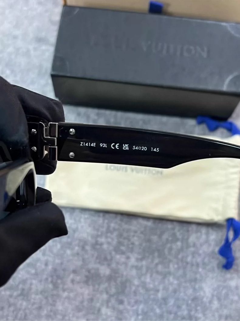 Louis Vuitton Louis Vuitton Black Silver Sunglasses-yf Size ONE SIZE - 5 Thumbnail