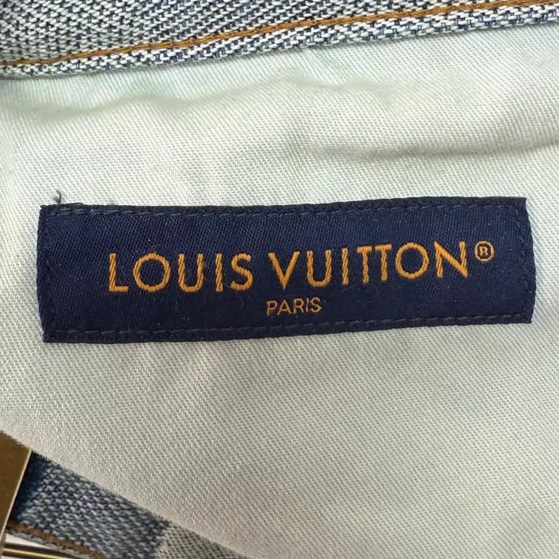 Louis Vuitton Louis Vuitton Mosaic Logo Denim Pants-yf Size US 34 / EU 50 - 5 Thumbnail