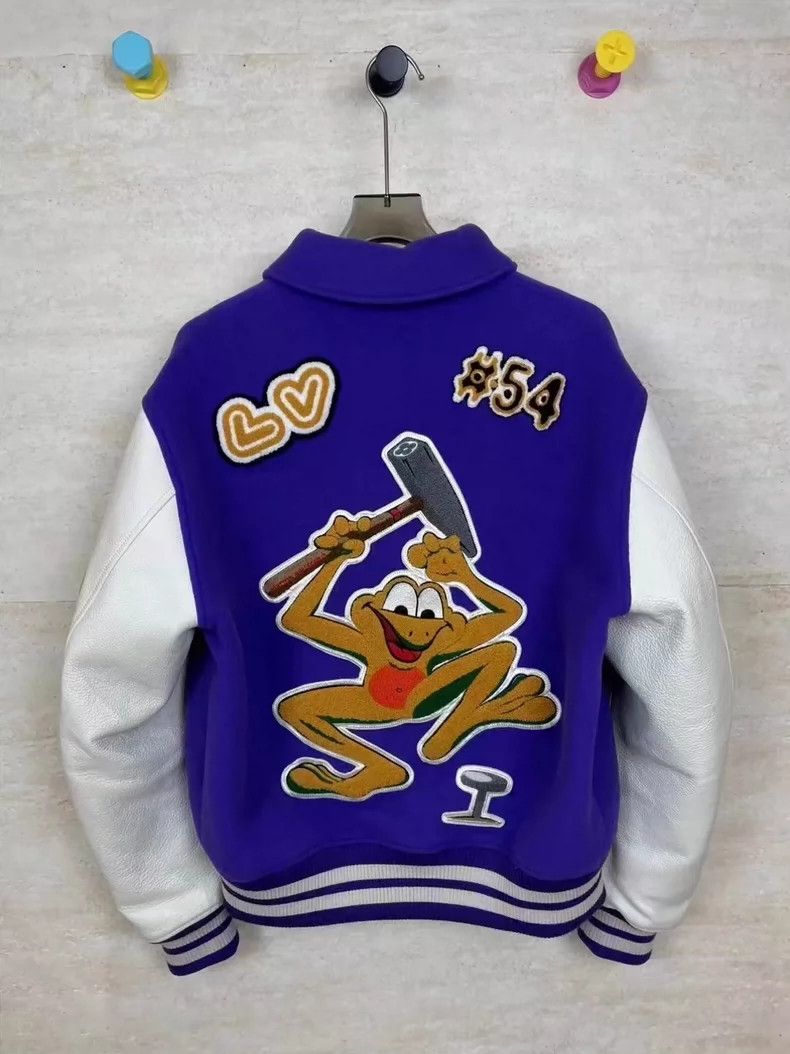 Louis Vuitton Louis Vuitton Cartoon Baseball Jacket with Tags-yf Size US L / EU 52-54 / 3 - 2 Thumbnail