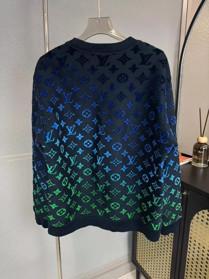 Louis Vuitton Louis Vuitton Blue Green Gradient Sweatshirt-yf Size US XL / EU 56 / 4 - 2 Thumbnail