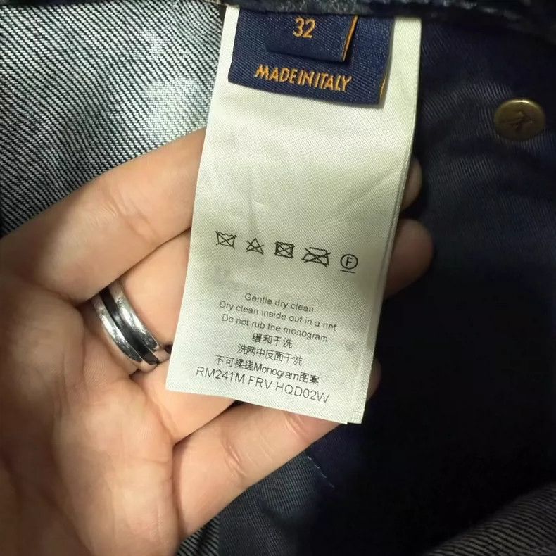 Louis Vuitton LV Louis Vuitton New Fire Cloud Pattern Jeans-yf Size US 32 / EU 48 - 6 Thumbnail