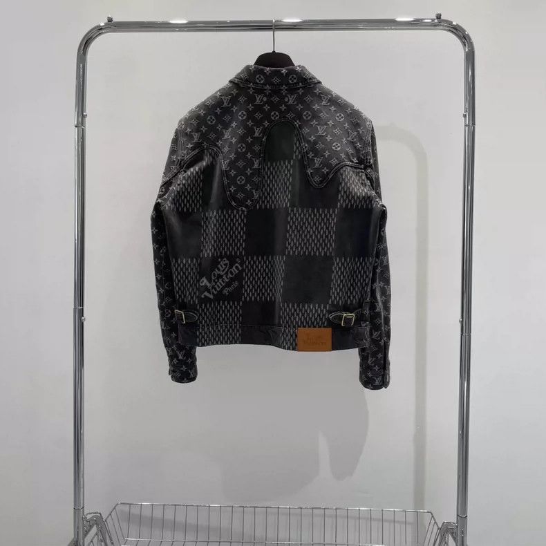 Louis Vuitton Louis Vuitton Black Logo Denim Jacket-yf Size US L / EU 52-54 / 3 - 2 Thumbnail