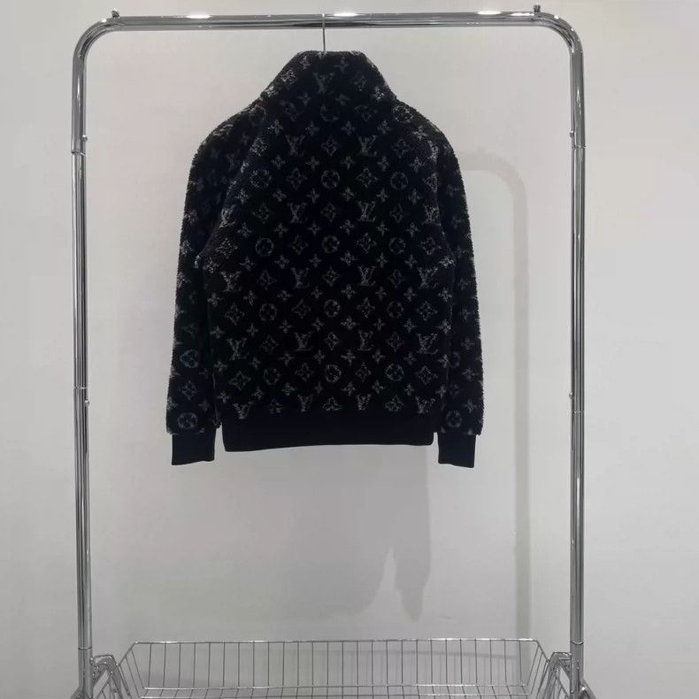 Louis Vuitton Louis Vuitton Black Teddy Fleece Jacket-yf Size US XS / EU 42 / 0 - 2 Thumbnail