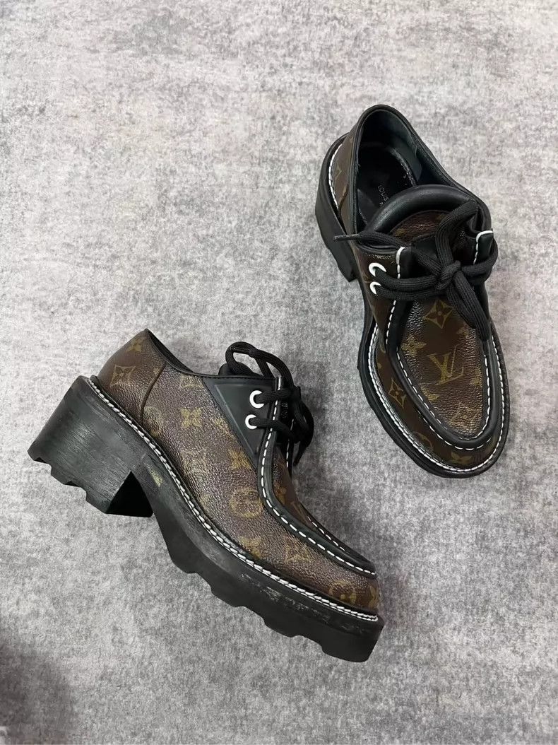 Louis Vuitton Louis Vuitton High Heel Loafers 37 Size-yf Size US 7.5 / EU 40-41 - 2 Thumbnail