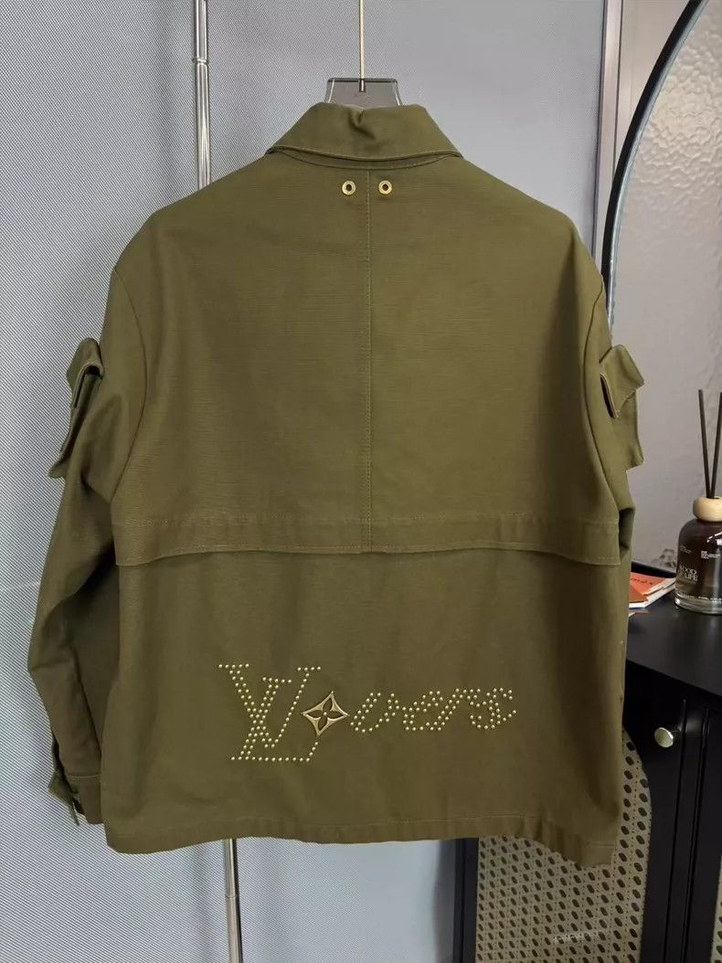 Louis Vuitton Louis Vuitton Green Cargo Jacket Coat-yf Size US L / EU 52-54 / 3 - 2 Thumbnail