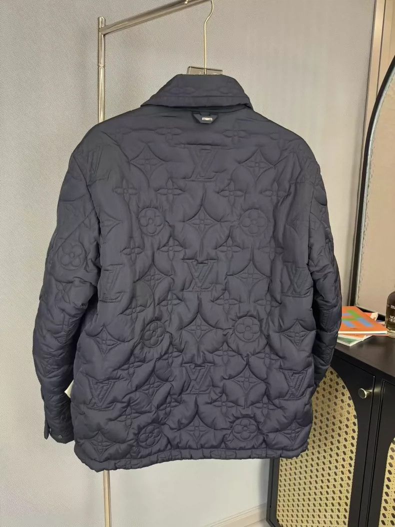 Louis Vuitton Louis Vuitton Black Quilted Cotton Jacket-yf Size US L / EU 52-54 / 3 - 2 Thumbnail