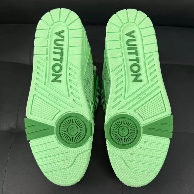 Louis Vuitton Louis Vuitton Green Dyed Low Top Trainers-yf Size US 7.5 / EU 40-41 - 6 Thumbnail