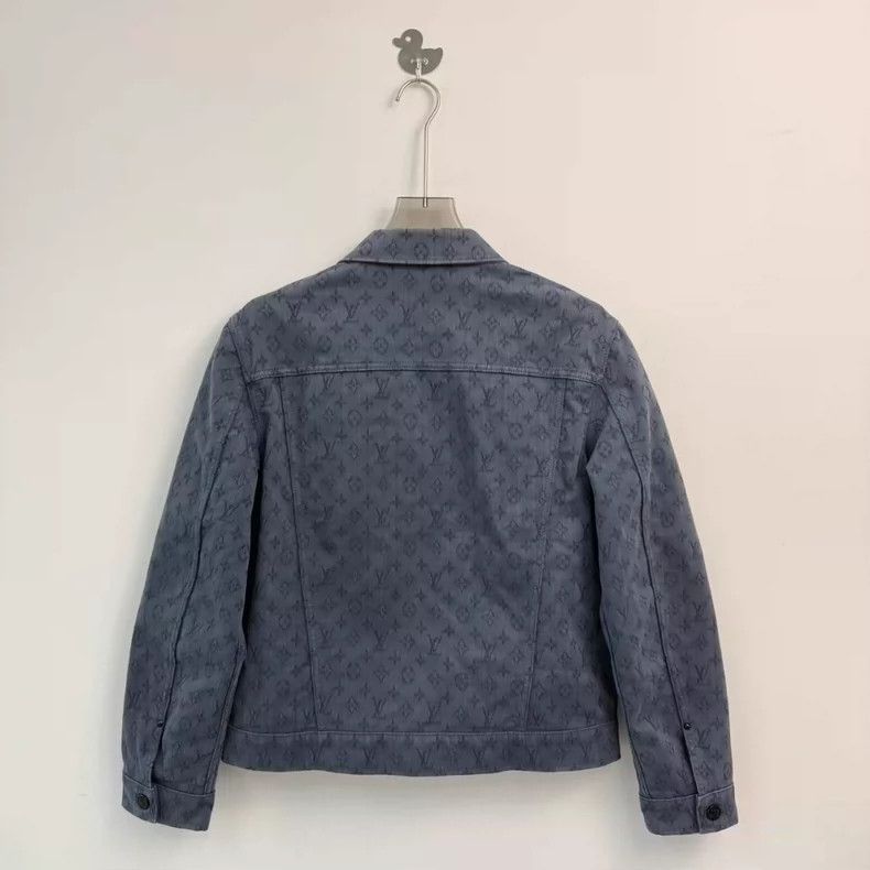 Louis Vuitton Louis Vuitton Monogram Denim Jacket Blue-yf Size US L / EU 52-54 / 3 - 5 Thumbnail