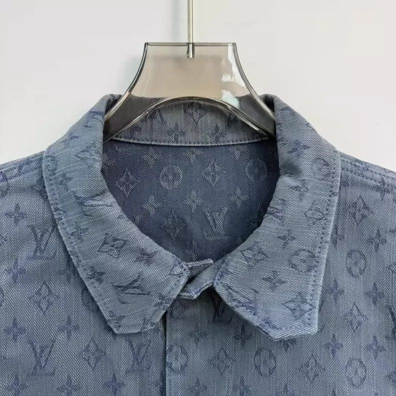 Louis Vuitton Louis Vuitton Monogram Denim Jacket Blue-yf Size US L / EU 52-54 / 3 - 4 Thumbnail