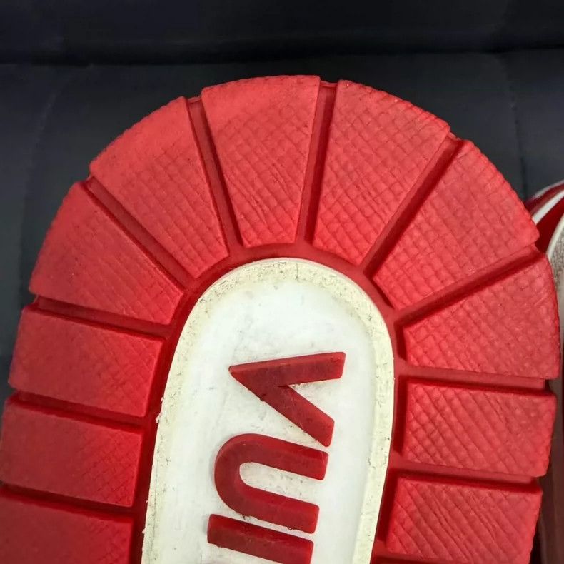 Louis Vuitton LV Louis Vuitton Low-top Red and White Sneakers-yf Size US 7 / EU 40 - 6 Thumbnail