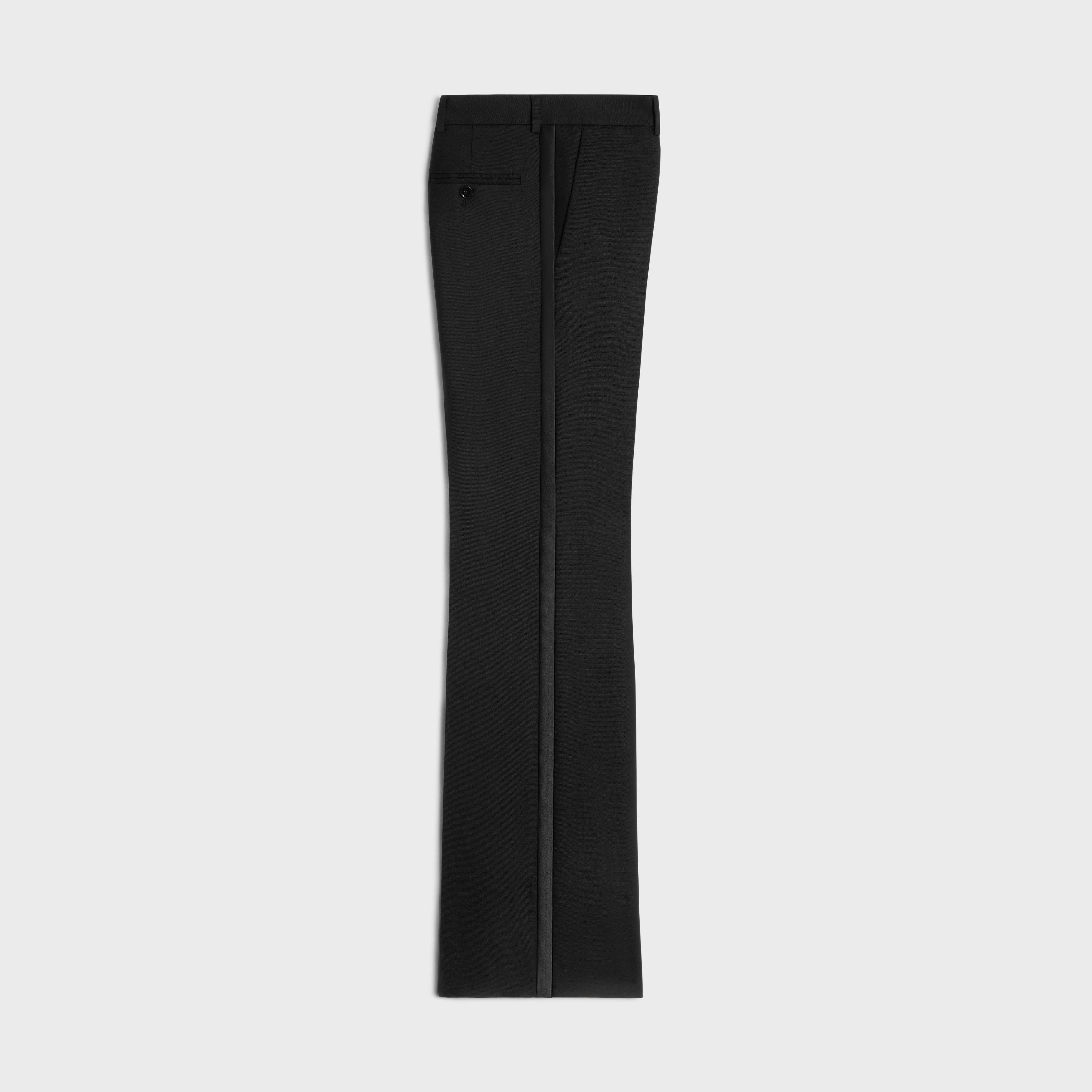 Celine mid-rise tux pants in wool gabardine Size 26" / US 2 / IT 38 - 2 Thumbnail