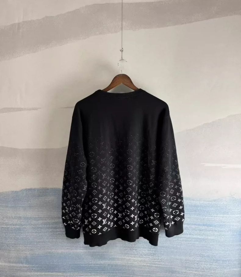 Louis Vuitton Louis Vuitton Black and White Knit Sweater-yf Size US XXL / EU 58 / 5 - 3 Thumbnail