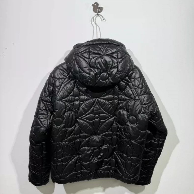 Louis Vuitton Louis Vuitton Black Quilted Down Jacket-yf Size US L / EU 52-54 / 3 - 3 Thumbnail