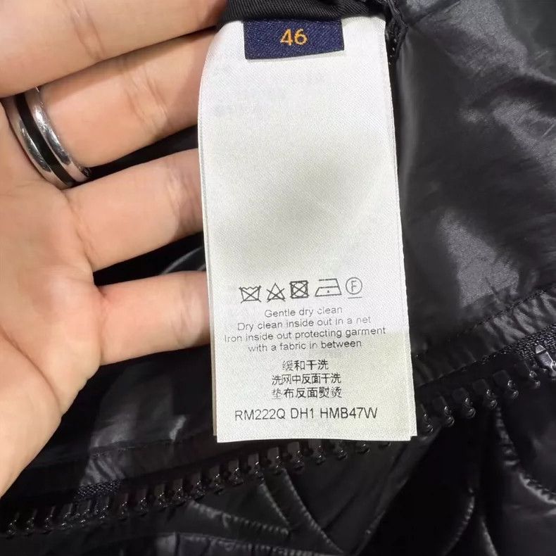 Louis Vuitton Louis Vuitton Black Quilted Down Jacket-yf Size US L / EU 52-54 / 3 - 6 Thumbnail