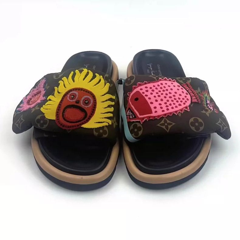 Louis Vuitton LV YAYOI KUSAMA Collaboration Slip-On Sandals-yf Size US 7.5 / EU 40-41 - 2 Thumbnail