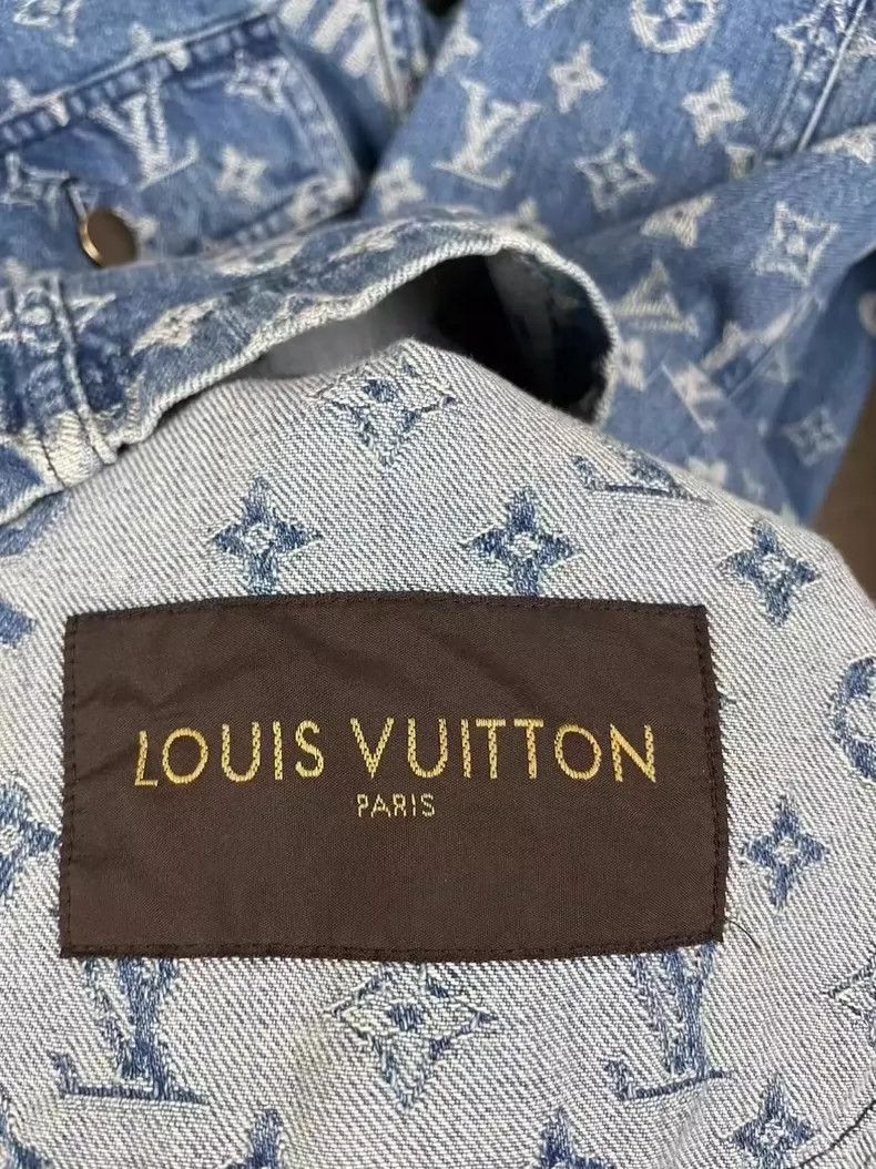 Louis Vuitton Louis Vuitton x Supreme Denim Jacket-yf Size US XXL / EU 58 / 5 - 7 Thumbnail