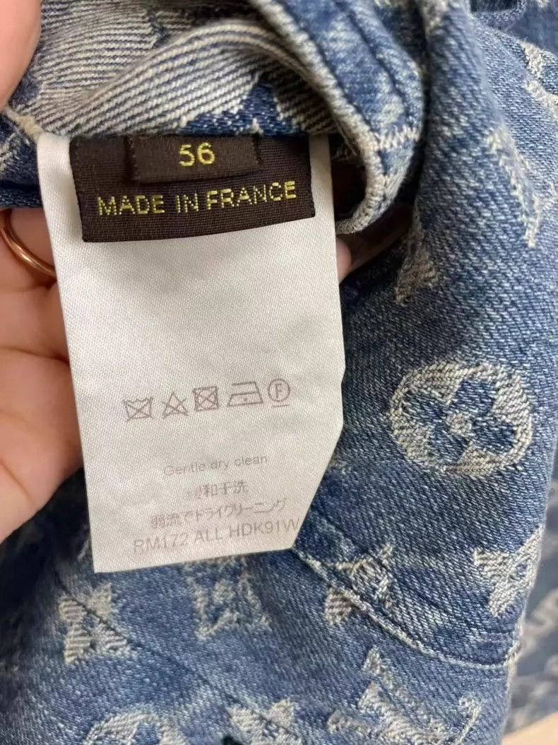 Louis Vuitton Louis Vuitton x Supreme Denim Jacket-yf Size US XXL / EU 58 / 5 - 6 Thumbnail