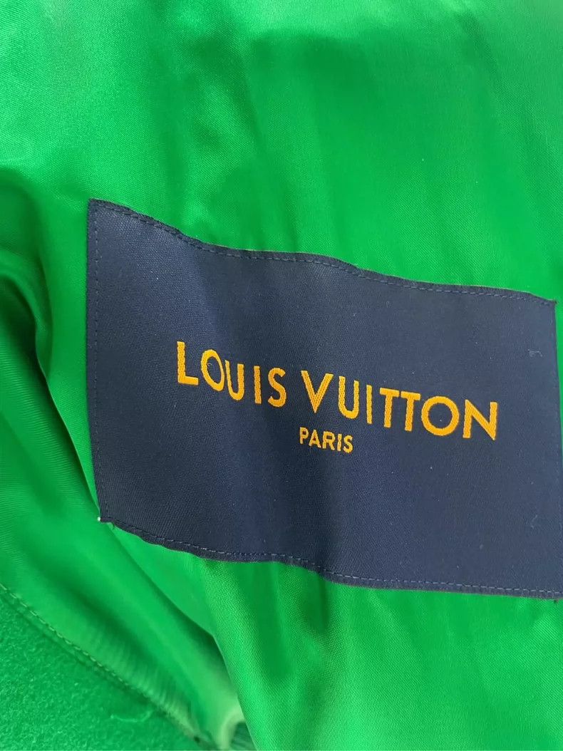 Louis Vuitton Louis Vuitton Green Embroidered Baseball Jacket-yf Size US L / EU 52-54 / 3 - 5 Thumbnail