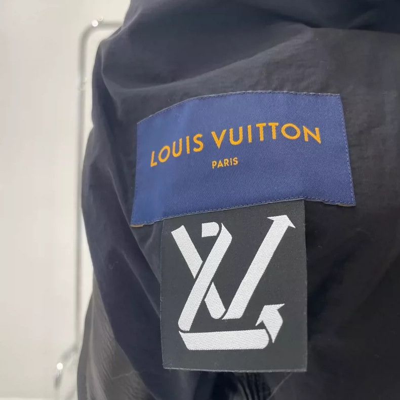 Louis Vuitton Louis Vuitton Black Embroidered Pilot Jacket-yf Size US L / EU 52-54 / 3 - 4 Thumbnail