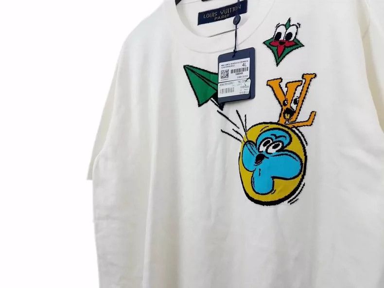 Louis Vuitton Louis Vuitton Short Sleeve Knit T-shirt-yf Size US XXL / EU 58 / 5 - 2 Thumbnail