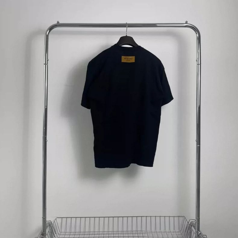 Louis Vuitton Louis Vuitton Black Knit Logo Short Sleeve Shirt-yf Size US S / EU 44-46 / 1 - 2 Thumbnail