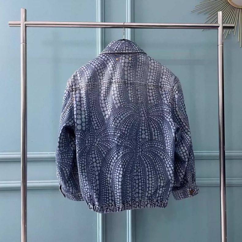 Louis Vuitton Louis Vuitton Yayo Kusama Denim Jacket-yf Size US L / EU 52-54 / 3 - 2 Thumbnail