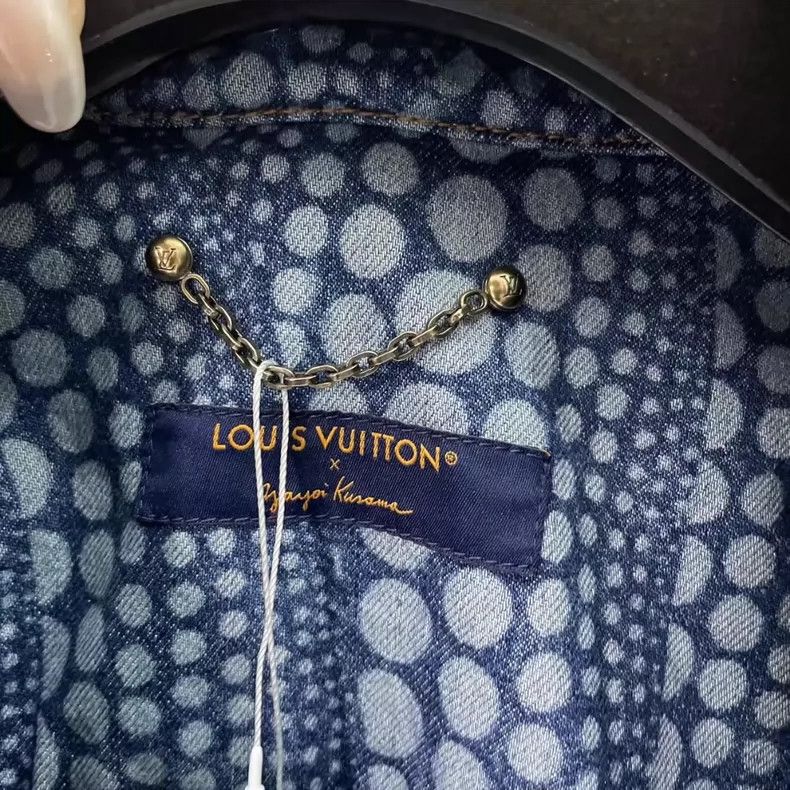 Louis Vuitton Louis Vuitton Yayo Kusama Denim Jacket-yf Size US L / EU 52-54 / 3 - 4 Thumbnail
