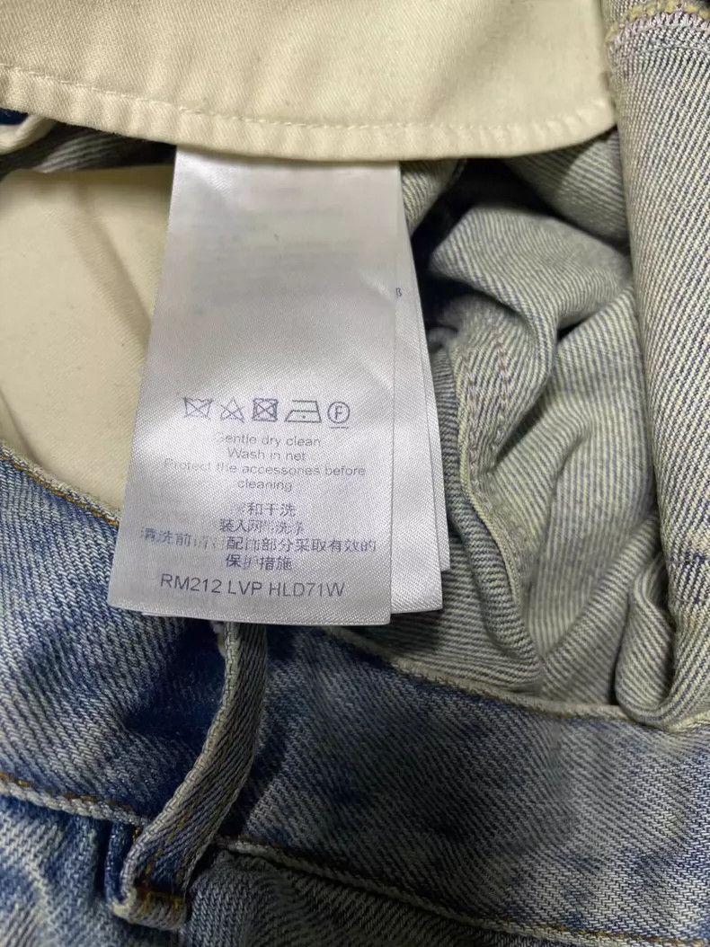 Louis Vuitton Louis Vuitton Distressed Zipper Denim Jeans-yf Size US 34 / EU 50 - 4 Thumbnail