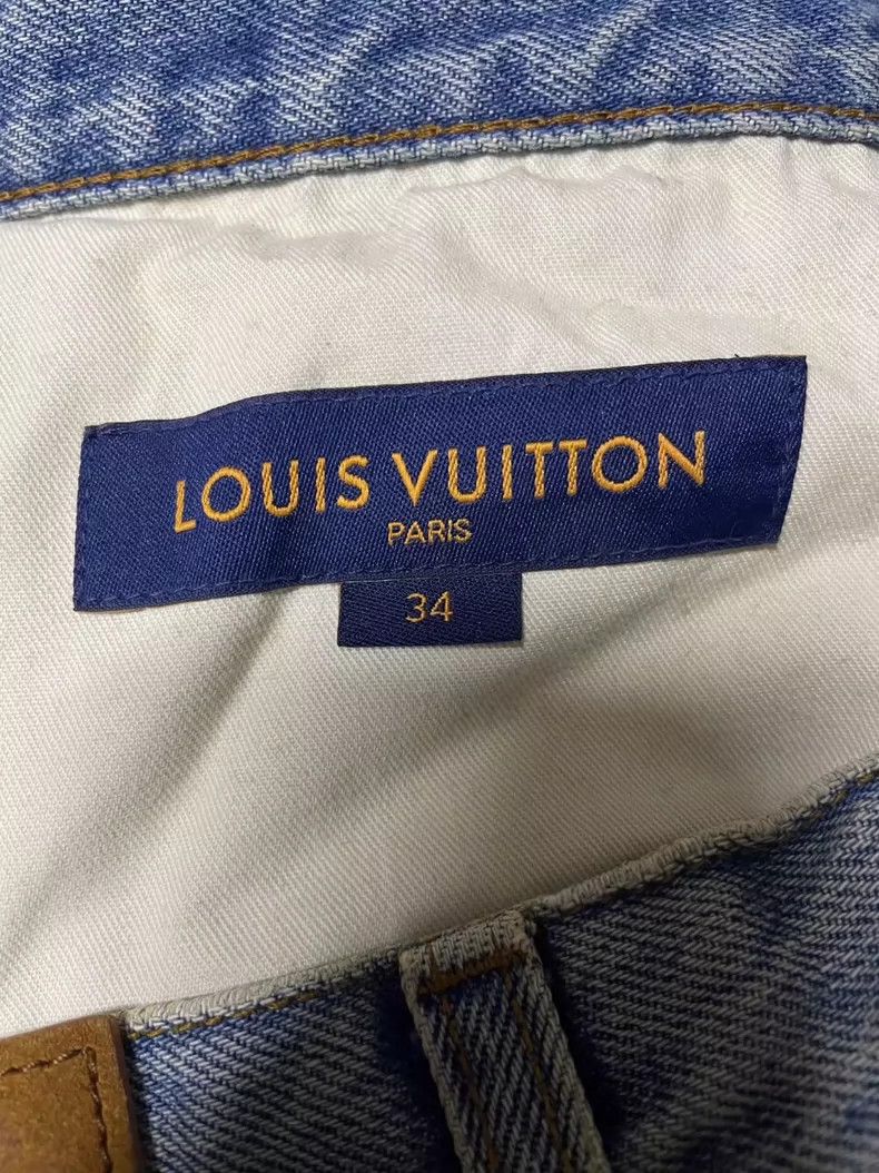 Louis Vuitton Louis Vuitton Distressed Zipper Denim Jeans-yf Size US 34 / EU 50 - 3 Thumbnail