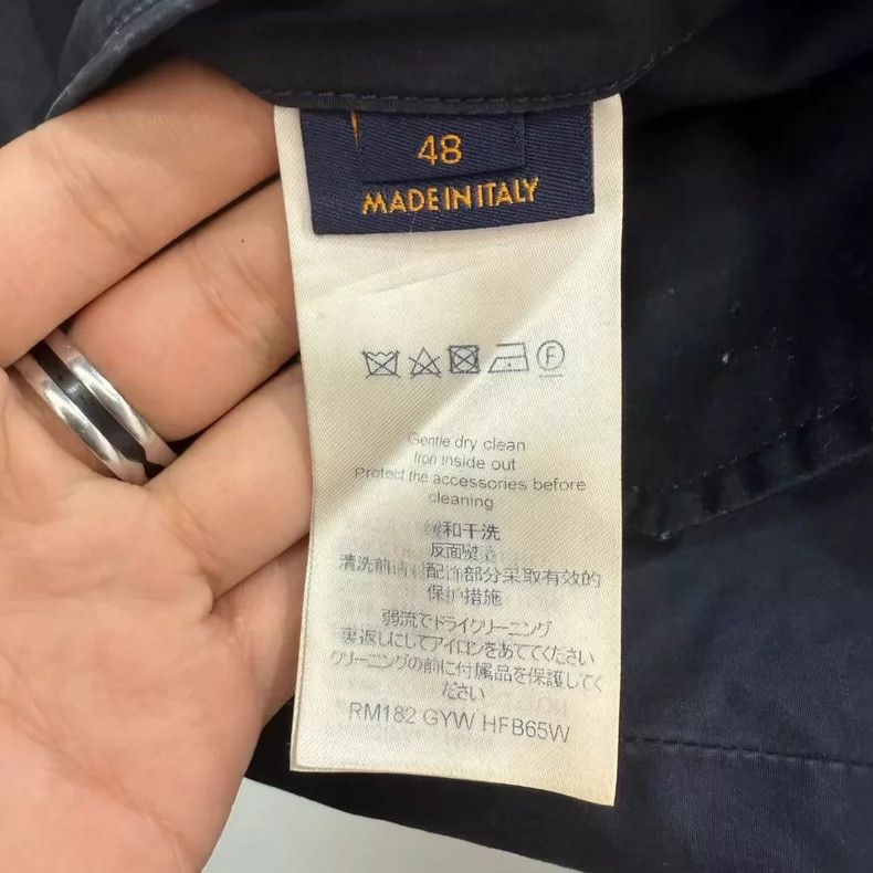 Louis Vuitton Louis Vuitton Victory Gesture Jacket Deep Blue-yf Size US L / EU 52-54 / 3 - 3 Thumbnail