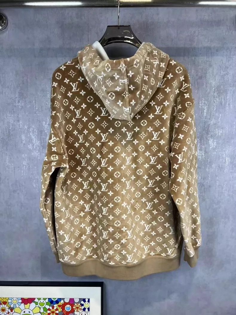 Louis Vuitton Louis Vuitton Logo Plush Hoodie New with Tags-yf Size US XL / EU 56 / 4 - 2 Thumbnail