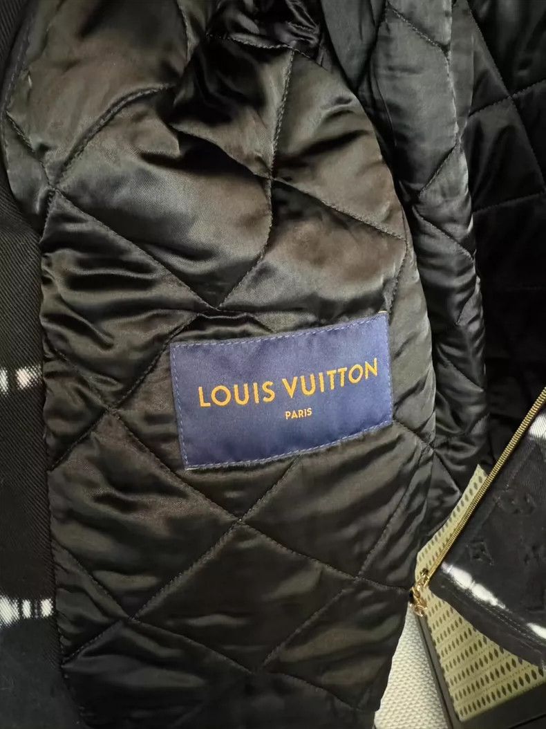 Louis Vuitton Louis Vuitton Black and White Tie-Dye Jacket-yf Size US L / EU 52-54 / 3 - 7 Thumbnail