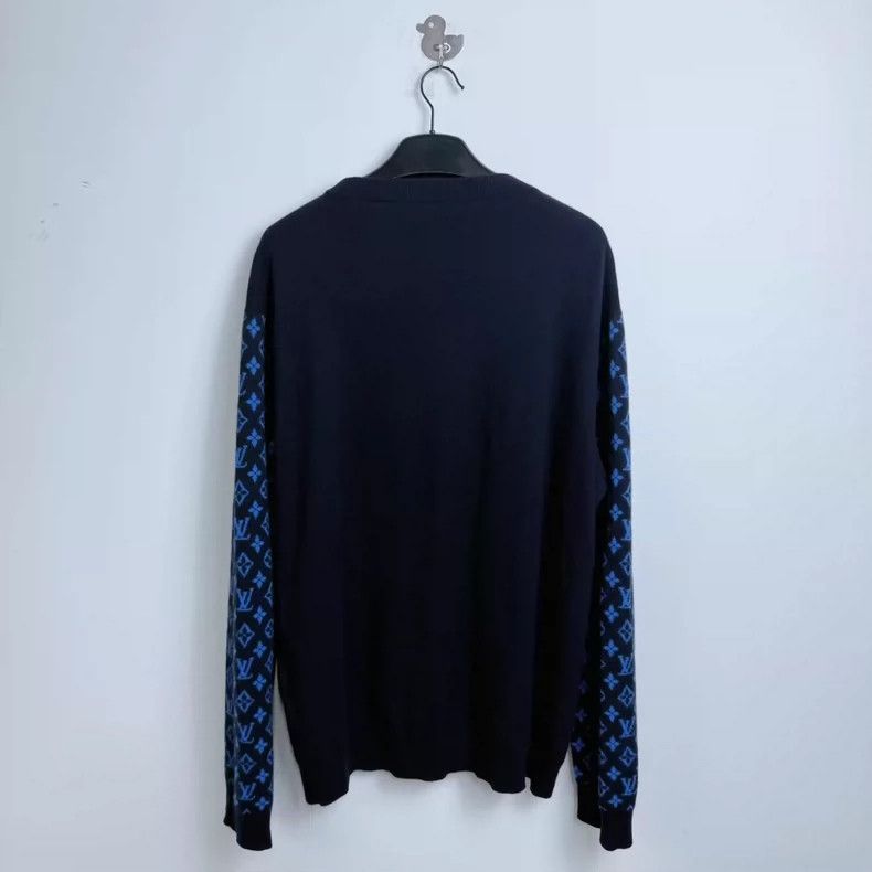 Louis Vuitton LV Louis Vuitton Long Sleeve Wool Sweater-yf Size US L / EU 52-54 / 3 - 3 Thumbnail