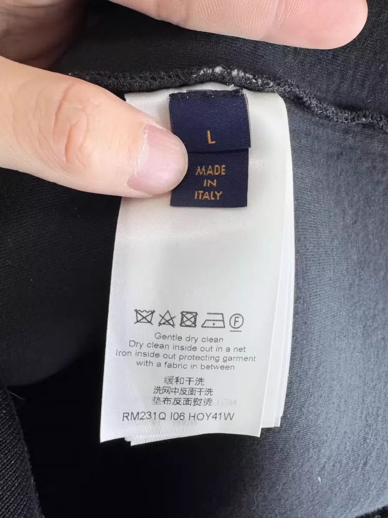 Louis Vuitton Louis Vuitton Black and White Gradient Sweatshirt-yf Size US L / EU 52-54 / 3 - 4 Thumbnail