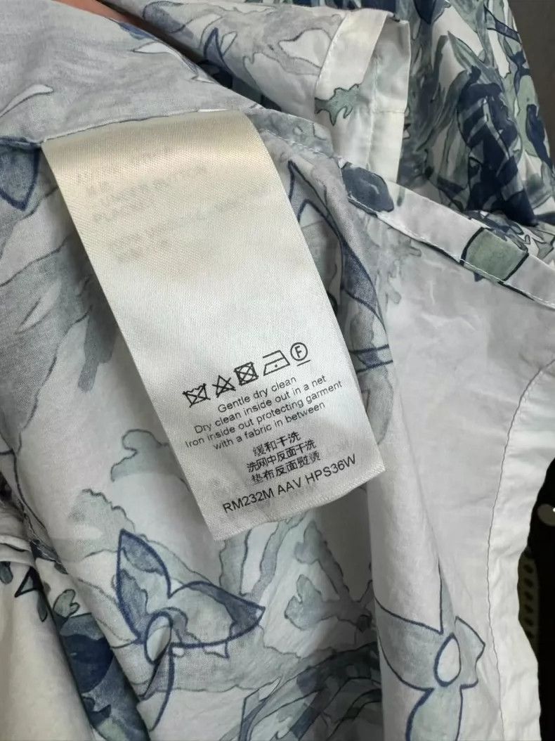 Louis Vuitton Louis Vuitton Short Sleeve Shirt with Floral Print-yf Size US L / EU 52-54 / 3 - 4 Thumbnail