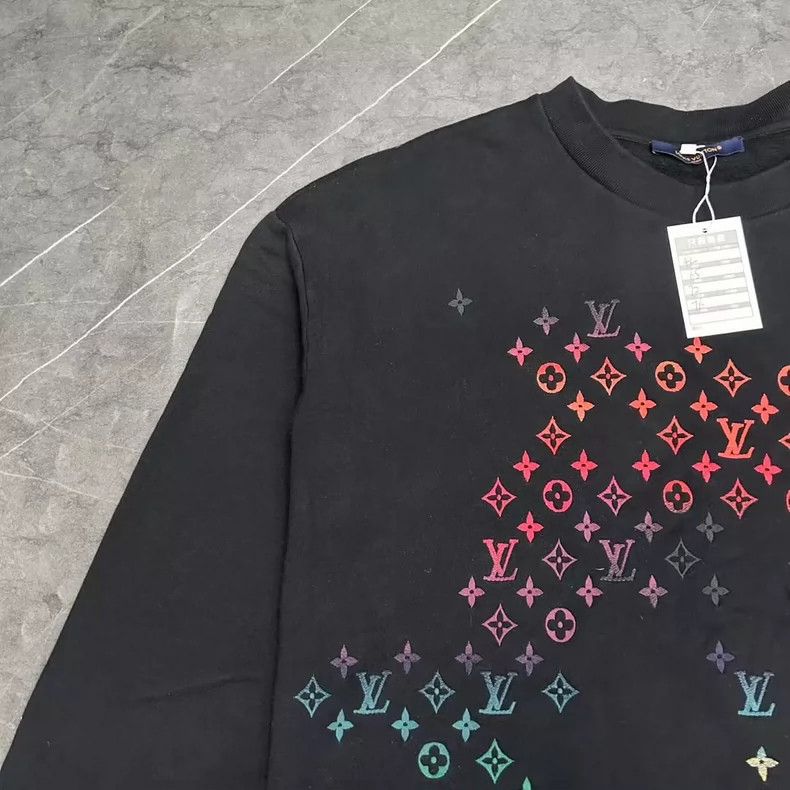 Louis Vuitton Louis Vuitton Colorful Logo Pullover Sweatshirt-yf Size US XXL / EU 58 / 5 - 3 Thumbnail