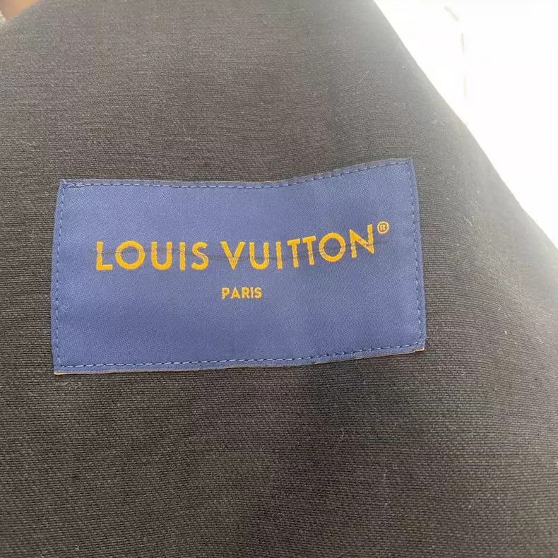 Louis Vuitton Louis Vuitton Black Graffiti Denim Jacket-yf Size US XXL / EU 58 / 5 - 5 Thumbnail