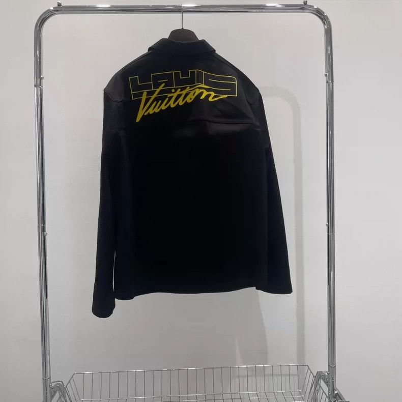 Louis Vuitton Louis Vuitton Black Graffiti Denim Jacket-yf Size US XXL / EU 58 / 5 - 2 Thumbnail