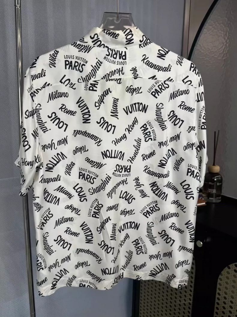 Louis Vuitton Louis Vuitton Silk Short Sleeve Shirt-yf Size US S / EU 44-46 / 1 - 2 Thumbnail