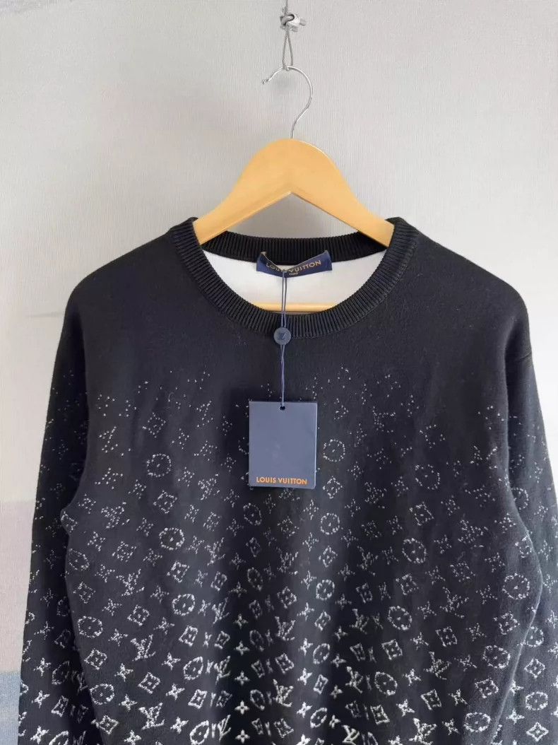 Louis Vuitton Louis Vuitton Black and White Knit Sweater-yf Size US S / EU 44-46 / 1 - 2 Thumbnail